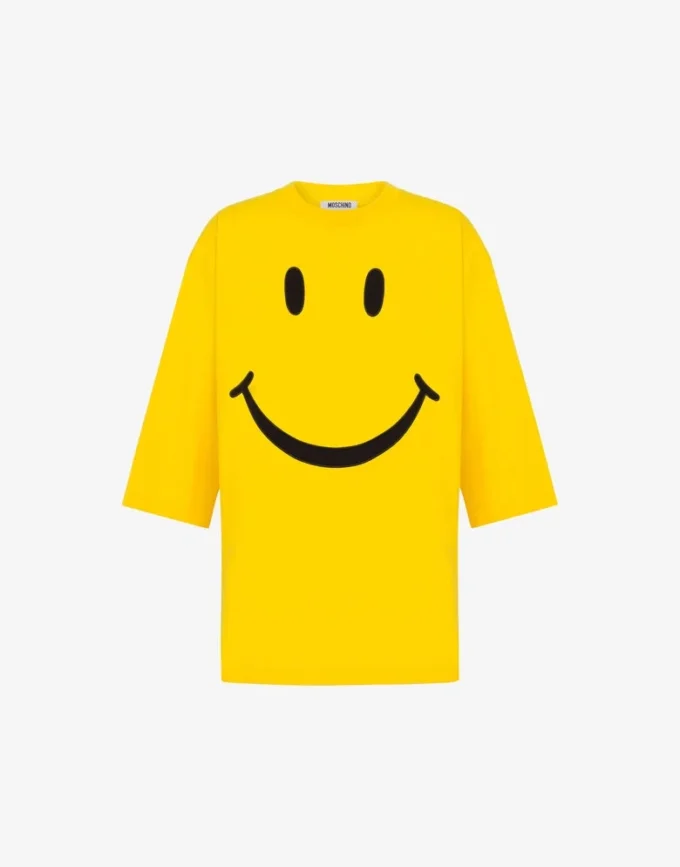T-shirt in jersey di cotone biologico Smiley® T-shirt in jersey di cotone biologico Smiley®