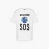 T-shirt in jersey di cotone biologico stampato