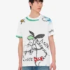 T-shirt in jersey di cotone biologico stampato T-shirt in jersey di cotone biologico stampato