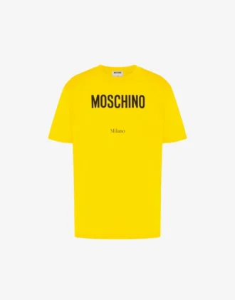 T-shirt in jersey di cotone biologico stampato