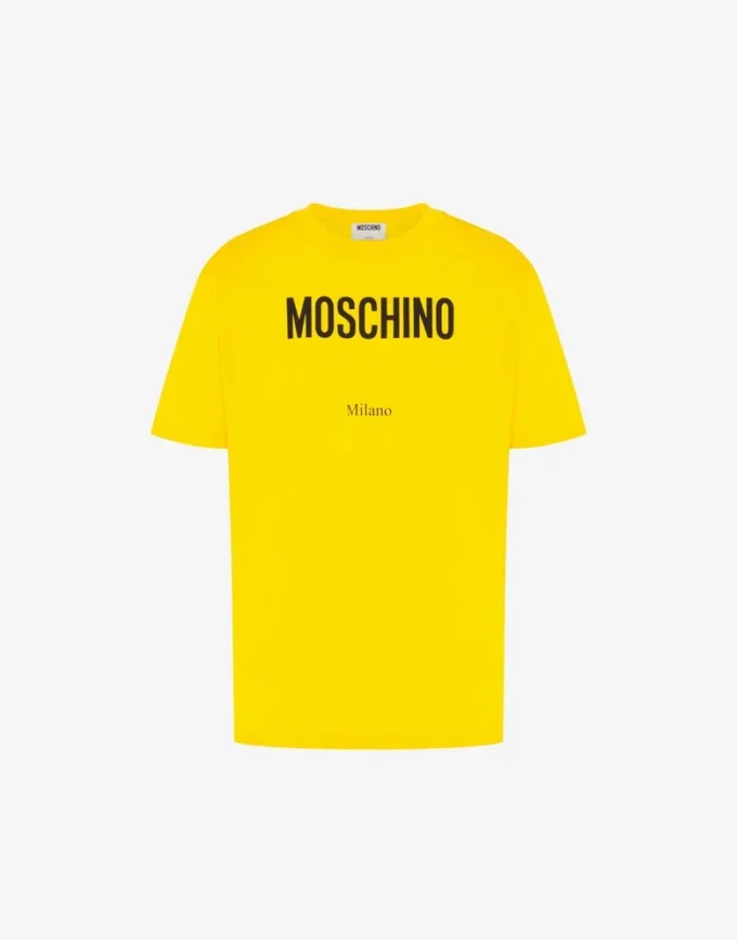 T-shirt in jersey di cotone biologico stampato