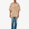 T-shirt in jersey di cotone biologico stampato