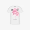 T-shirt in jersey di cotone biologico stampato