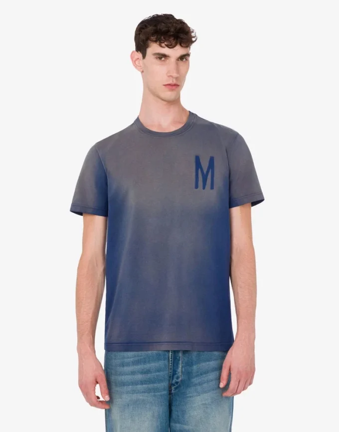 T-shirt in jersey di cotone biologico stampato