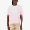T-shirt in jersey di cotone biologico stampato