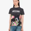 T-shirt in jersey di cotone biologico stampato
