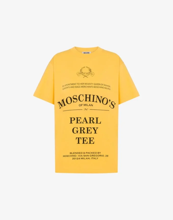 T-shirt in jersey di cotone biologico stampato T-shirt in jersey di cotone biologico stampato