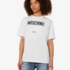 T-shirt in jersey di cotone biologico stampato