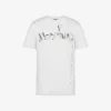 T-shirt in jersey di cotone biologico stampato