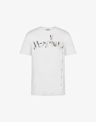T-shirt in jersey di cotone biologico stampato