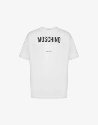 T-shirt in jersey di cotone biologico stampato