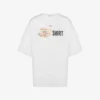 T-shirt in jersey di cotone biologico stampato