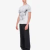 T-shirt in jersey di cotone biologico stampato