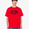 T-shirt in jersey di cotone biologico stampato