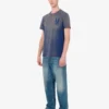 T-shirt in jersey di cotone biologico stampato