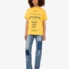T-shirt in jersey di cotone biologico stampato T-shirt in jersey di cotone biologico stampato