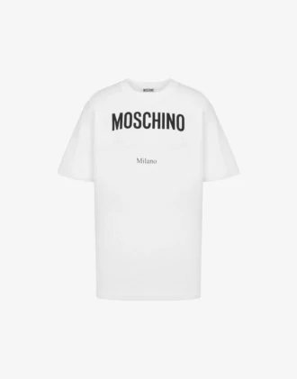 T-shirt in jersey di cotone biologico stampato