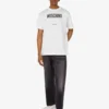 T-shirt in jersey di cotone biologico stampato