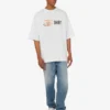 T-shirt in jersey di cotone biologico stampato
