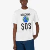 T-shirt in jersey di cotone biologico stampato