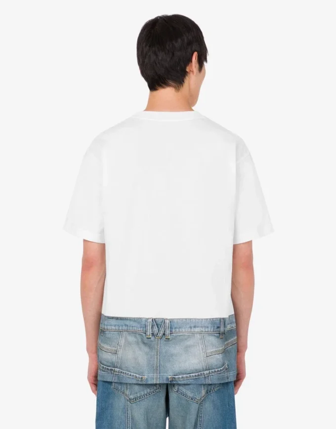 T-shirt in jersey di cotone biologico stampato T-shirt in jersey di cotone biologico stampato