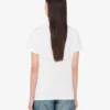 T-shirt in jersey di cotone biologico stampato