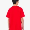 T-shirt in jersey di cotone biologico stampato
