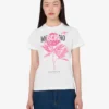 T-shirt in jersey di cotone biologico stampato