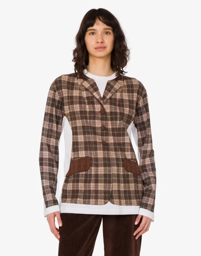 T-shirt in jersey di cotone biologico stampato