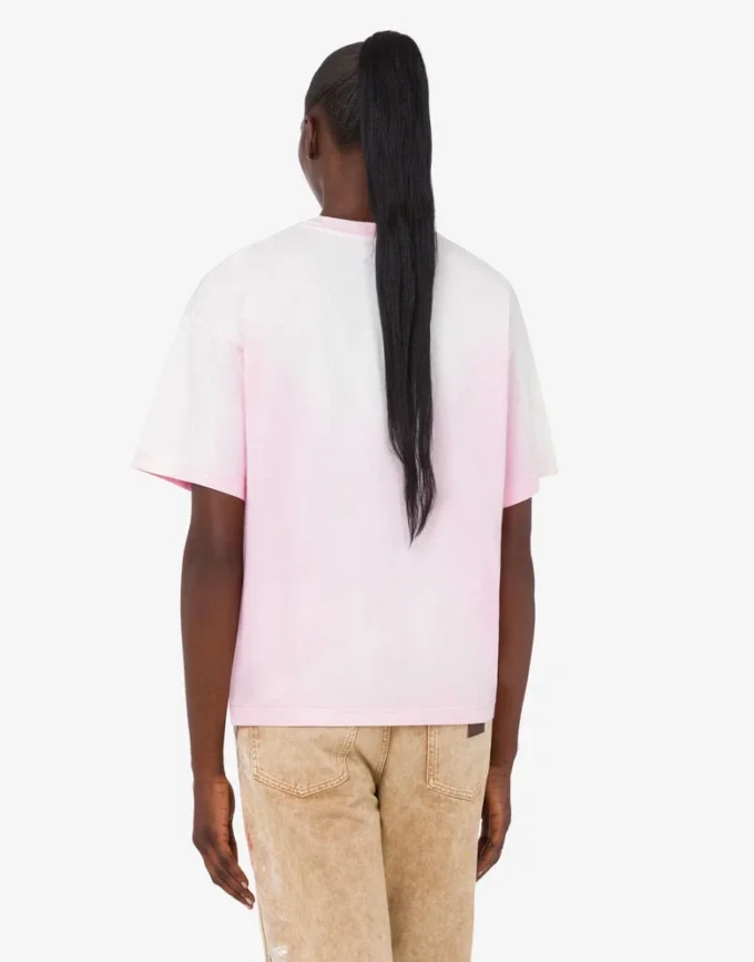 T-shirt in jersey di cotone biologico stampato
