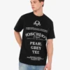 T-shirt in jersey di cotone biologico stampato