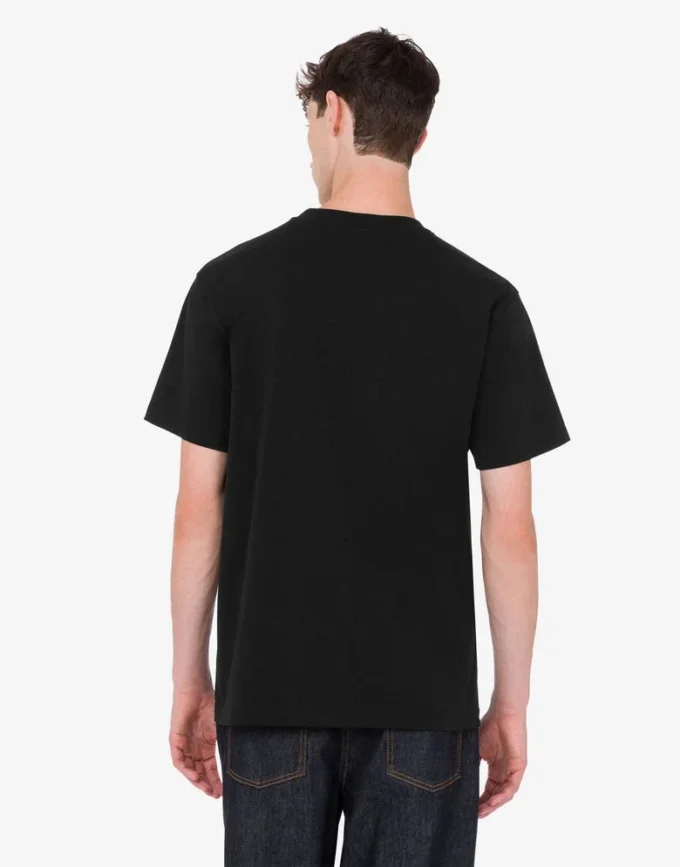 T-shirt in jersey di cotone biologico stampato