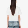 T-shirt in jersey di cotone biologico stampato