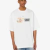 T-shirt in jersey di cotone biologico stampato