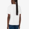 T-shirt in jersey di cotone biologico stampato