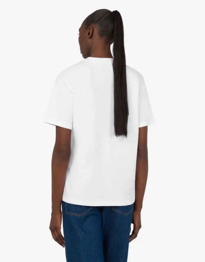 T-shirt in jersey di cotone biologico stampato
