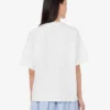 T-shirt in jersey di cotone biologico stampato