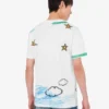 T-shirt in jersey di cotone biologico stampato T-shirt in jersey di cotone biologico stampato