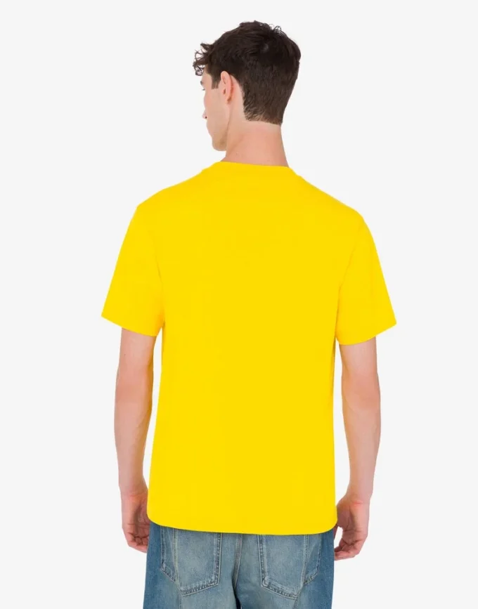 T-shirt in jersey di cotone biologico stampato