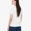 T-shirt in jersey di cotone biologico stampato