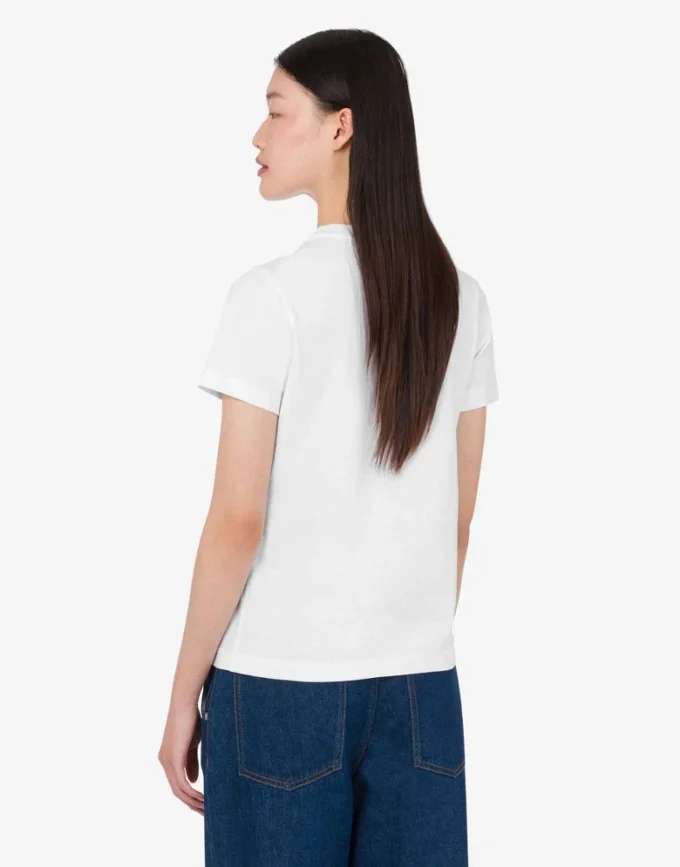 T-shirt in jersey di cotone biologico stampato