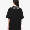 T-shirt in jersey di cotone biologico stampato