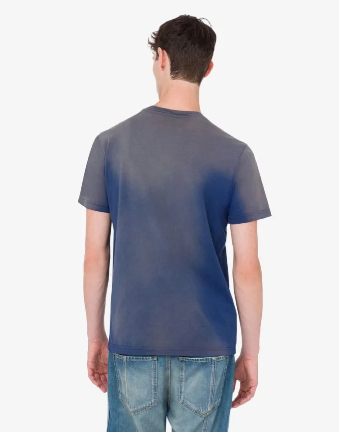 T-shirt in jersey di cotone biologico stampato