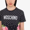 T-shirt in jersey di cotone biologico stampato
