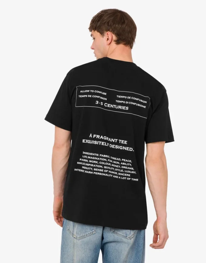 T-shirt in jersey di cotone biologico stampato