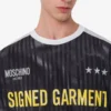 T-shirt in jersey di cotone biologico stampato