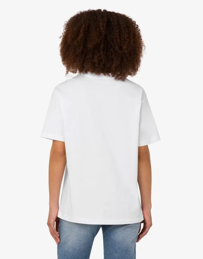 T-shirt in jersey di cotone biologico stampato