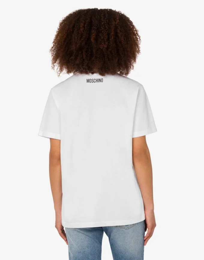 T-shirt in jersey di cotone biologico stampato T-shirt in jersey di cotone biologico stampato