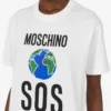 T-shirt in jersey di cotone biologico stampato