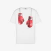 T-shirt in jersey di cotone biologico stampato